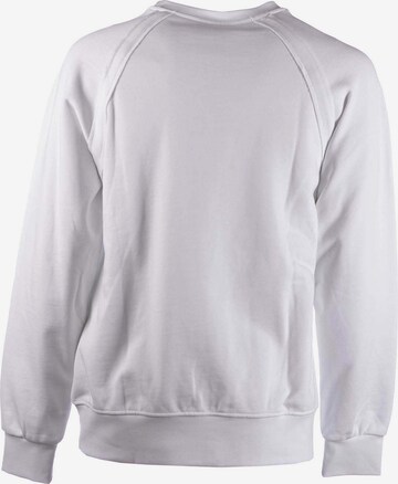 Sweat-shirt DISCLAIMER en blanc