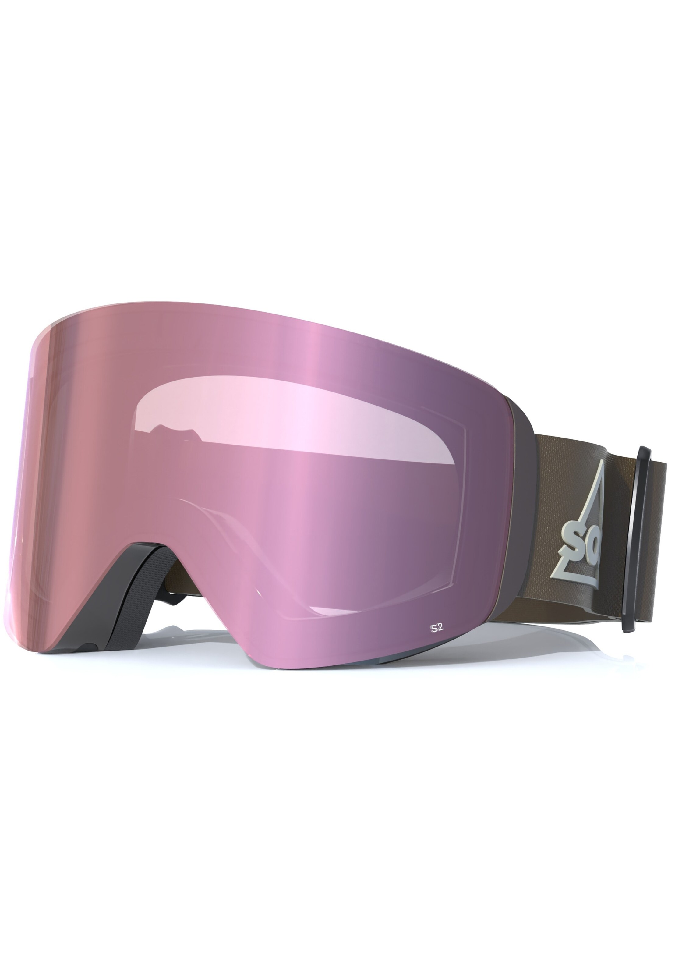 SOS Sports glasses 'Seven Springs' in Brown: front