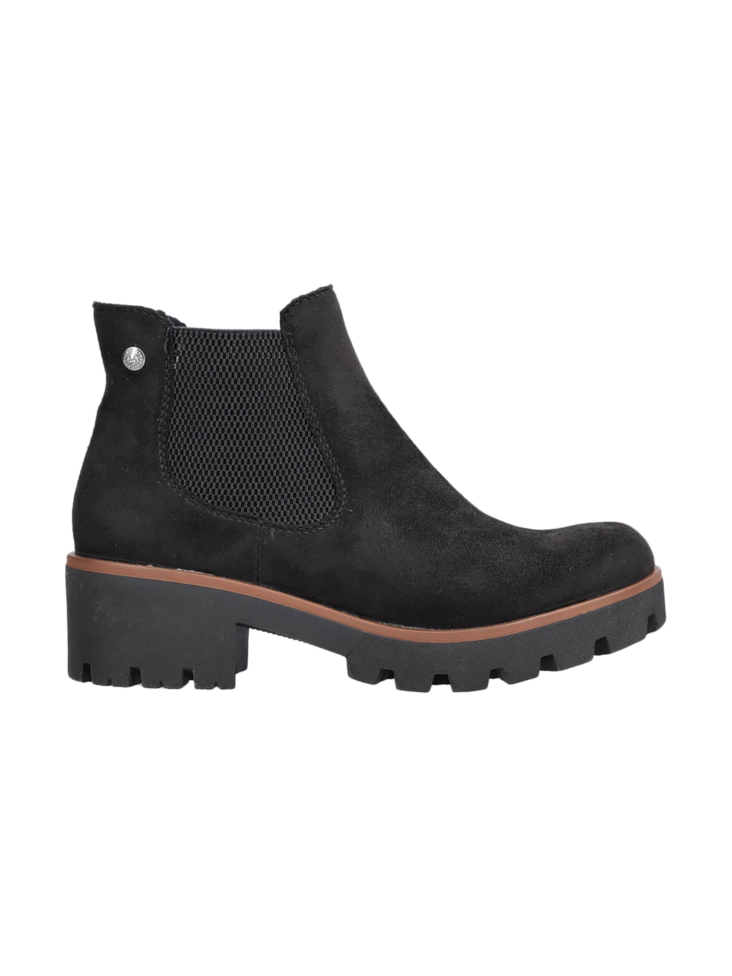Rieker - Botas de tobillo 'Microtretch-Stiefelette zum Hineinschlüpfen' en negro