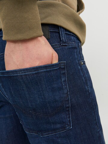 JACK & JONES Slimfit Jeans 'TIM' in Blau