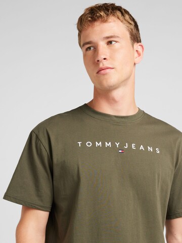 žalia Tommy Jeans Marškinėliai