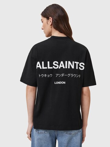 AllSaints Μπλουζάκι 'UNDERGROUND ETTA' σε μαύρο: μπροστά