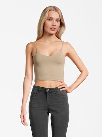 Top di AÉROPOSTALE in beige: frontale