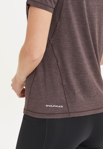 ENDURANCE Funktionsshirt 'Korrl' in Braun