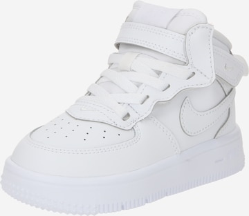 Nike Sportswear - Sapatilhas 'Force 1 EasyOn' em branco: frente