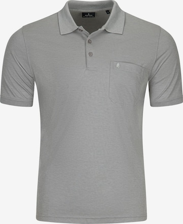 Ragman Shirt 'Basic' in Grau: Vorderseite