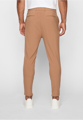 2Y Premium Slimfit Hose in Braun