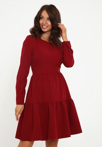 Robe Awesome Apparel en rouge : devant