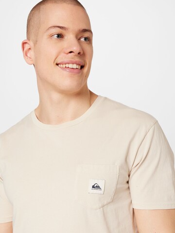 QUIKSILVER T-Shirt 'SUB MISSION' in Beige