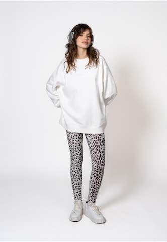 OH APRIL Sweatshirt 'Hot Summer Menu' in Weiß