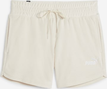 PUMA - regular Pantalón 'ESS Elevated 5' en blanco: frente