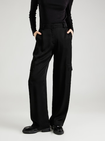 GERRY WEBER Loose fit Cargo Pants in Black: front