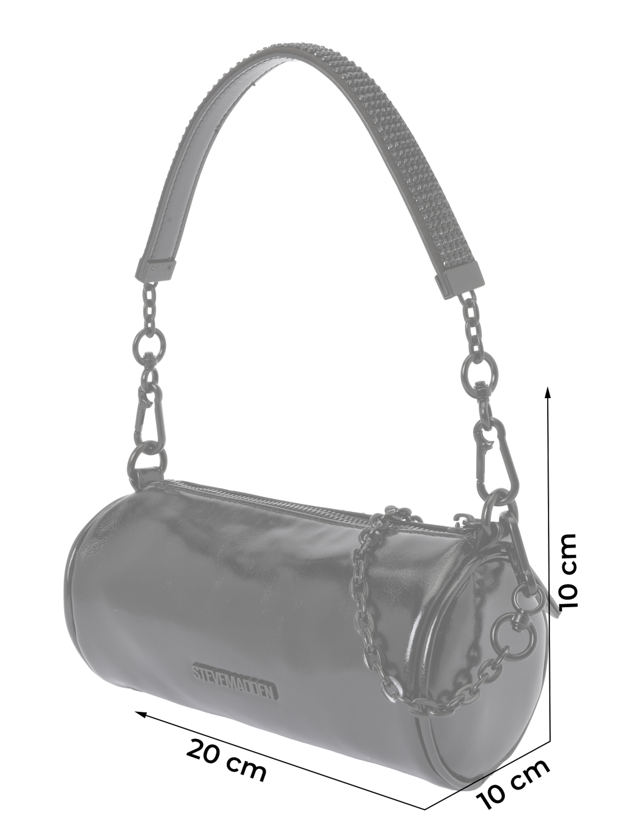 Sac bandoulière 'Bdoja' STEVE MADDEN en noir : devant