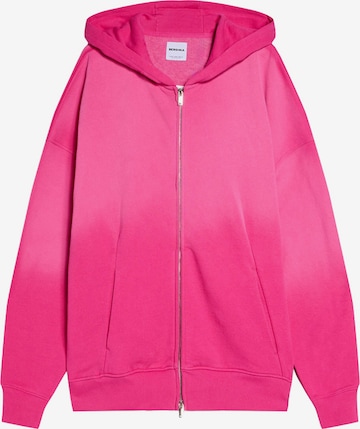 Bershka Collegetakki värissä vaaleanpunainen: etupuoli