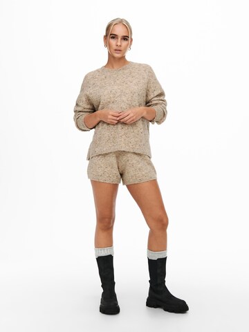 ONLY Regular Broek 'Veneda' in Beige