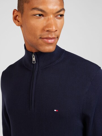 TOMMY HILFIGER Sweter 'ESSENTIAL' w kolorze niebieski