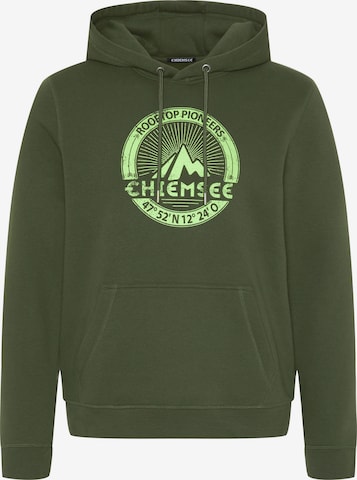 CHIEMSEE Sweatshirt in Green: front