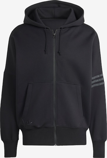 ADIDAS ORIGINALS Sweatjacke 'Street Neuclassics' in grau / schwarz, Produktansicht