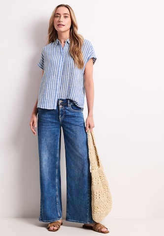 STREET ONE Bluse in Blau