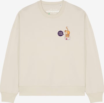 Watapparel Sweatshirt in Weiß: Vorderseite