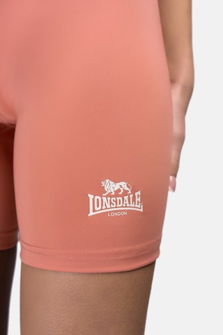LONSDALE Skinny Sportbroek 'Ludwell' in Roze