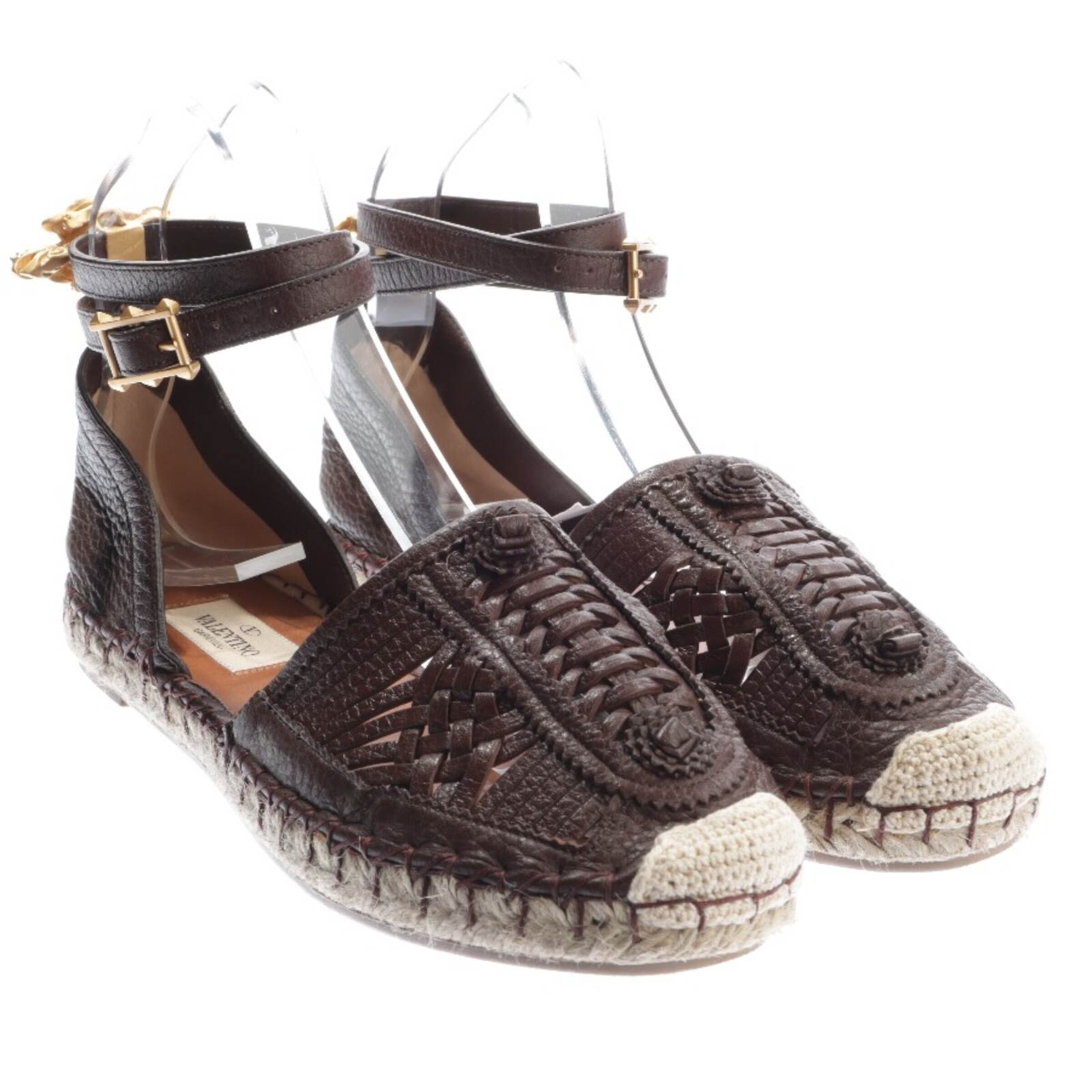 VALENTINO Flats & Loafers in 36 in Brown: front