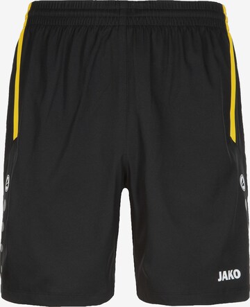 JAKO Regular Workout Pants 'Turin' in Black: front