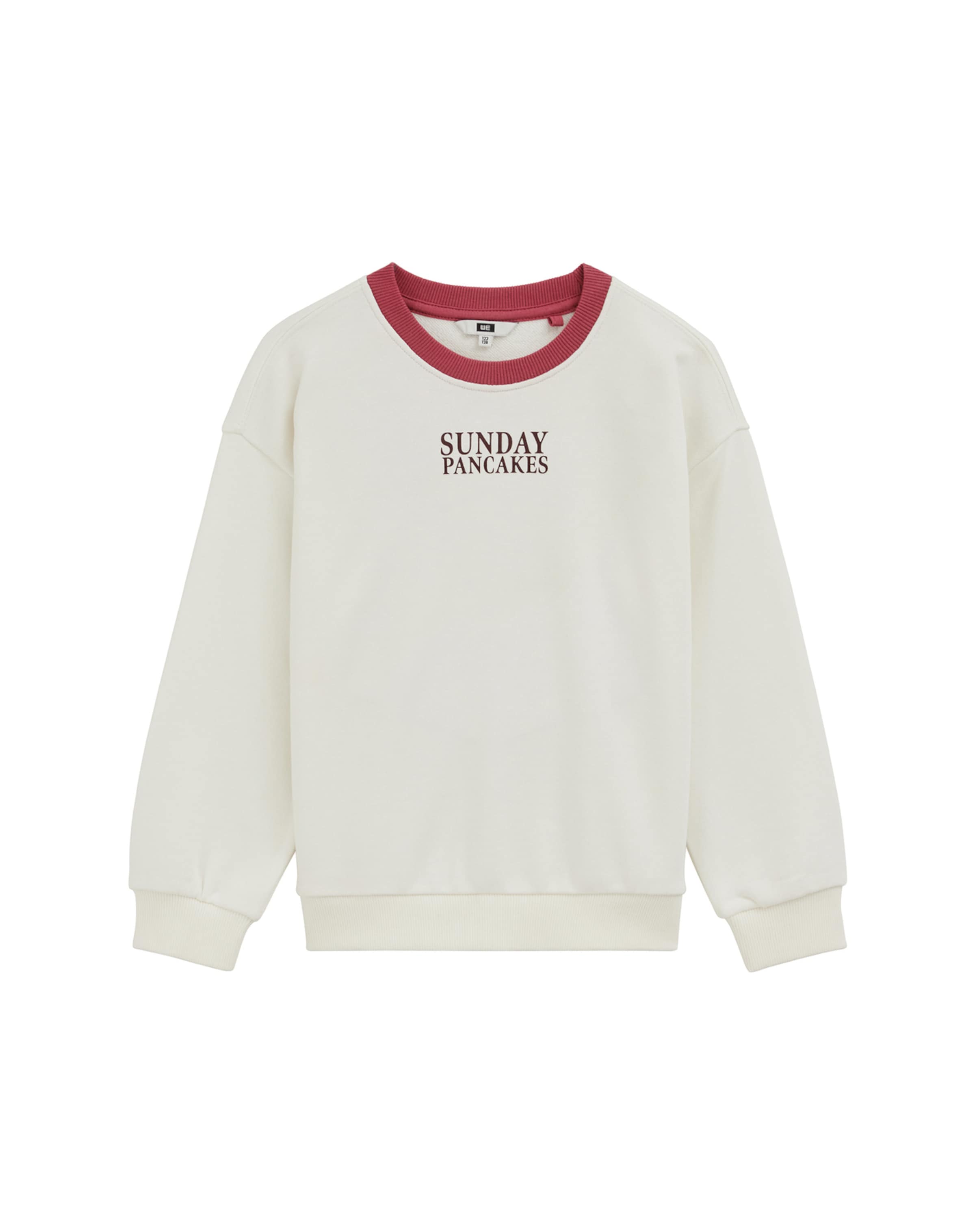 WE Fashion Sweat-shirt en 98-104 en mélange de couleurs / blanc cassé, Vue avec produit