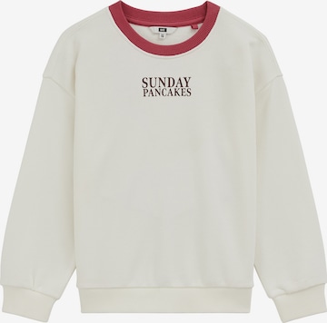 WE Fashion Collegepaita värissä valkoinen: etupuoli