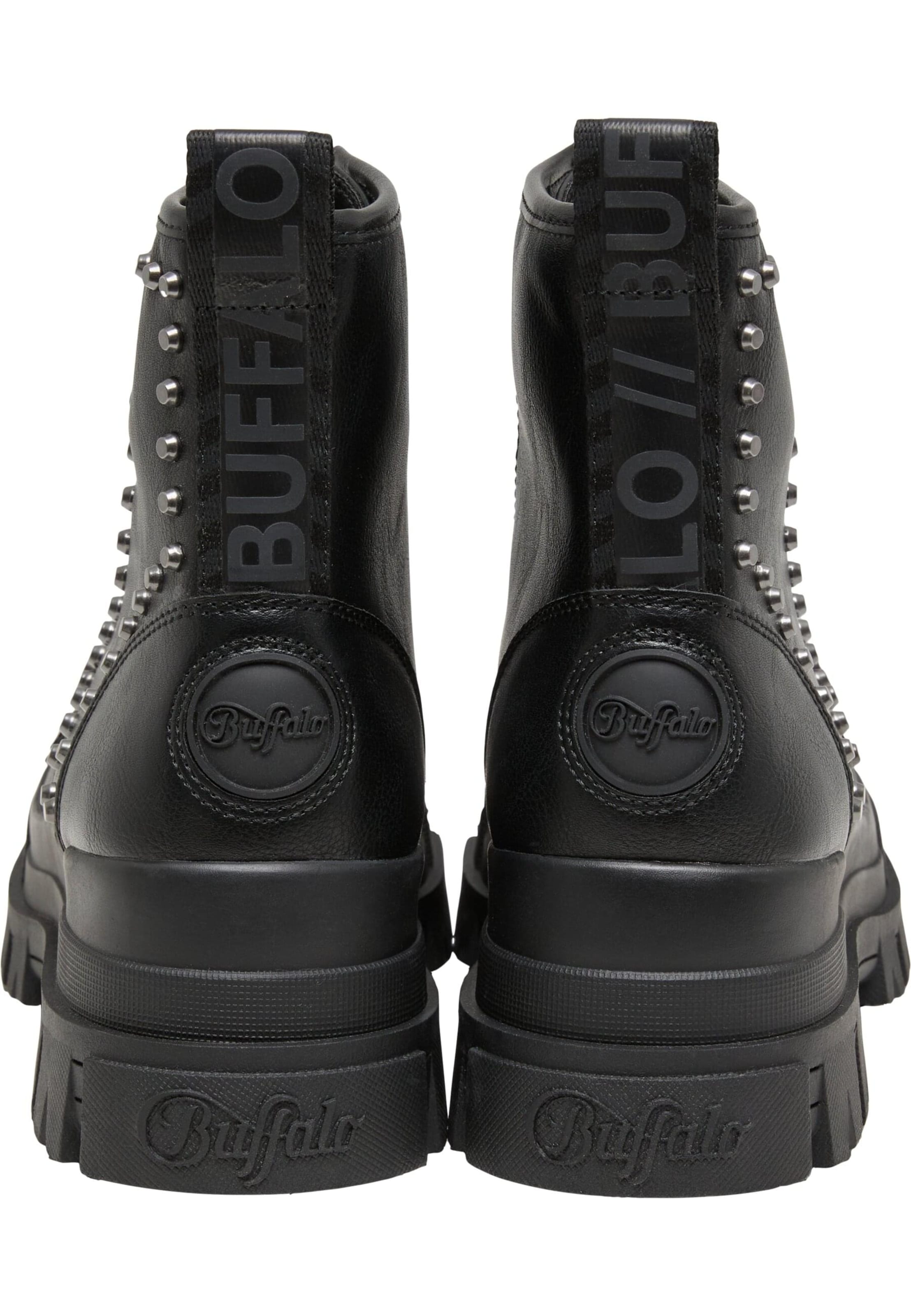 Bottines à lacets 'Aspha' BUFFALO en noir
