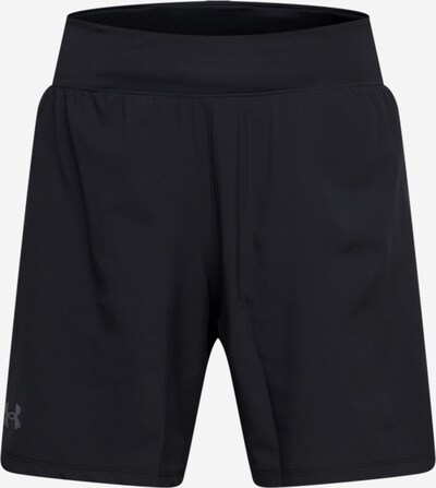 UNDER ARMOUR Sportshorts 'SpeedPocket' in silbergrau / schwarz, Produktansicht