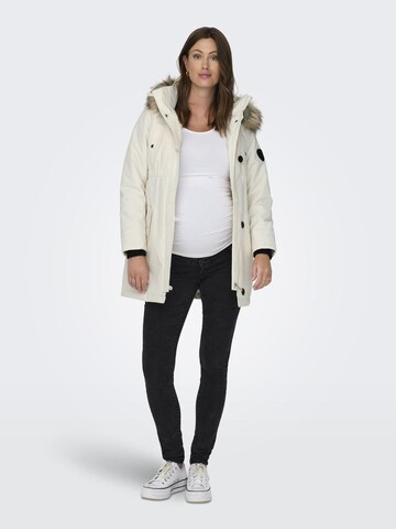 Only Maternity Winterparka 'IRIS' in Beige