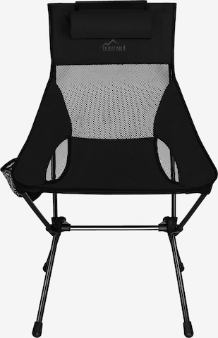 normani Campingstuhl 'Nemaska' in Schwarz: Vorderseite