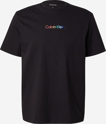 Calvin Klein Jeans T-shirt '20s' i svart: framsida