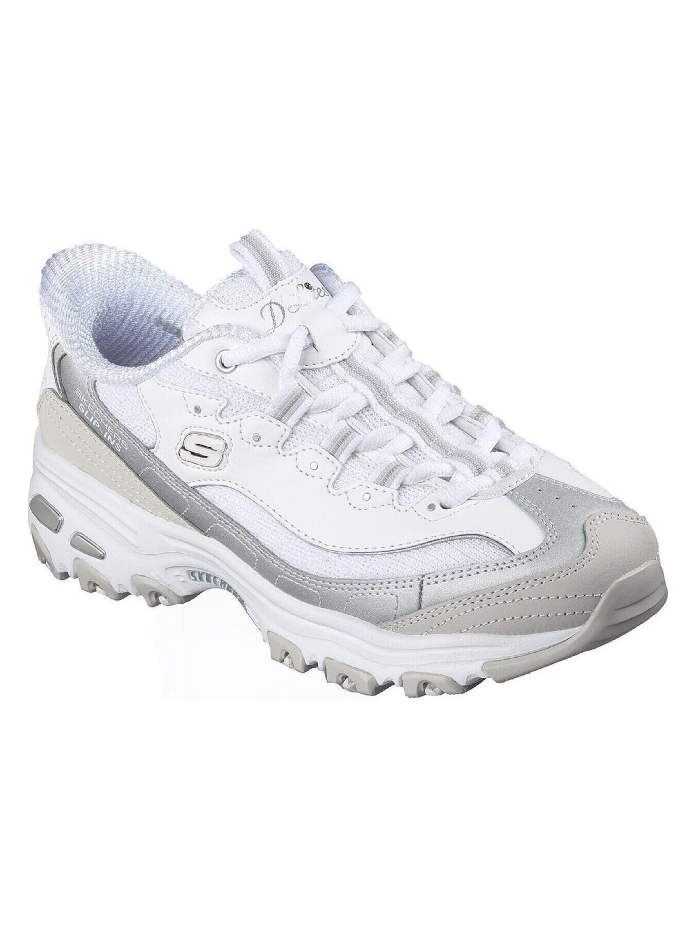 SKECHERS Sneakers laag 'Skechers D Lites-smooth Nostalgia' in Wit: voorkant