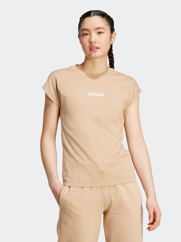ADIDAS SPORTSWEAR Funktionsshirt 'Essentials' in Beige: Vorderseite