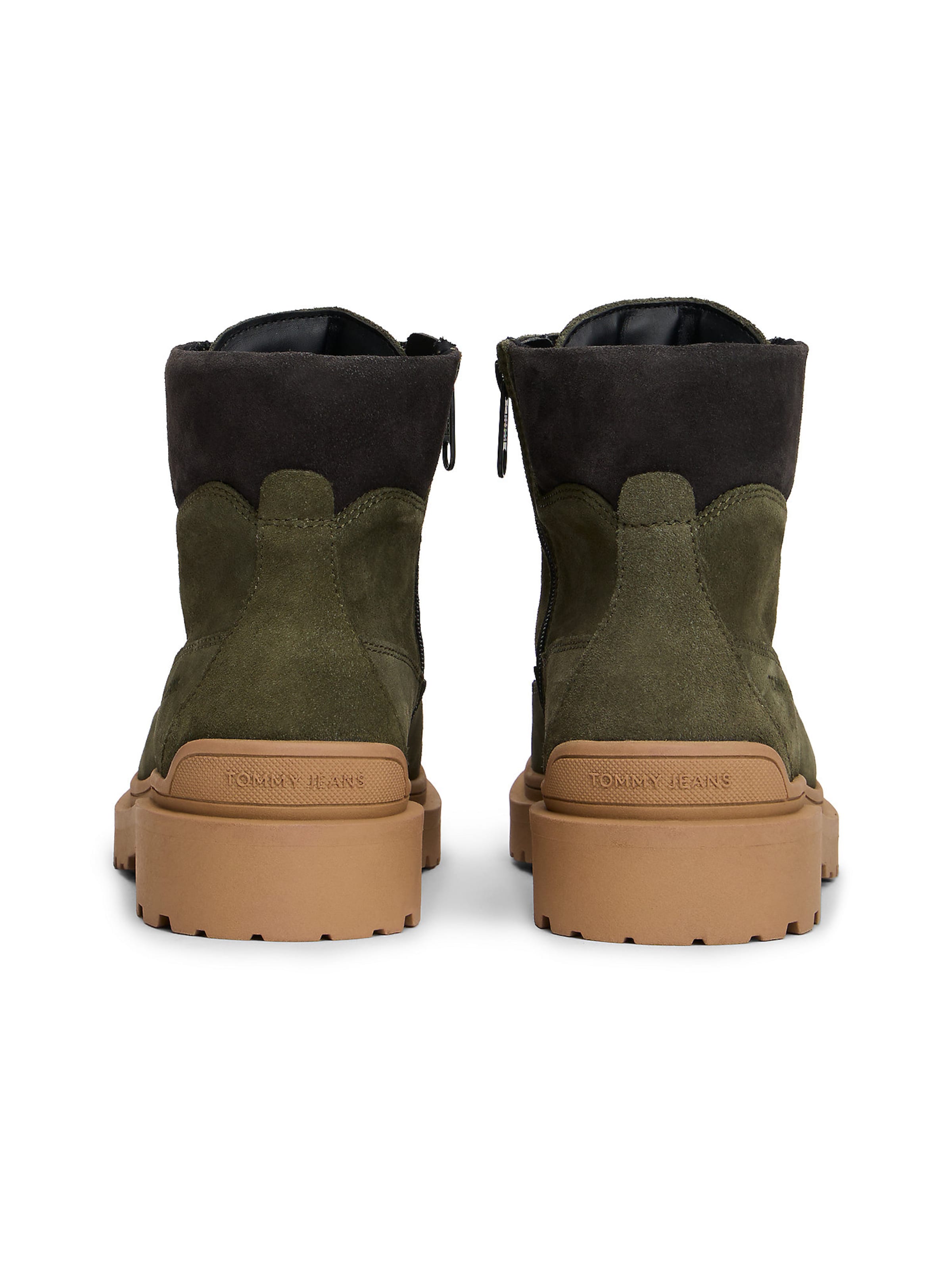 Tommy Jeans Veterboots in Groen