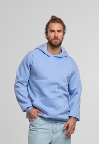 Sweat-shirt 'Essential' Urban Classics en bleu : devant