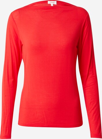 s.Oliver Shirt in Rood: voorkant