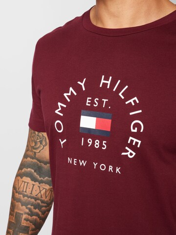 TOMMY HILFIGER Tričko – červená