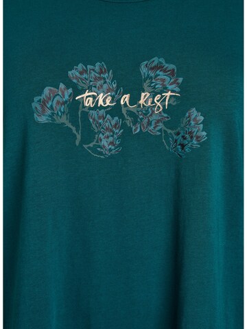 T-shirt 'Dana' Zizzi en bleu