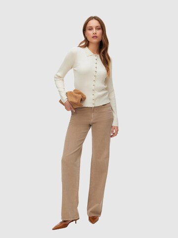 VERO MODA Wide leg Jeans '10288257' in Beige