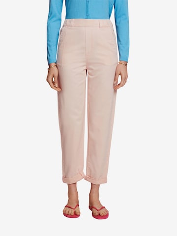 Regular Pantalon ESPRIT en rose : devant