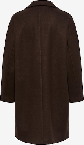 PIECES Between-Seasons Coat 'NATHALIA' in Brown