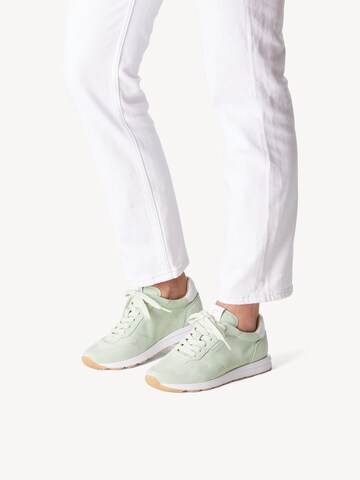 TAMARIS Sneakers laag in Groen: voorkant