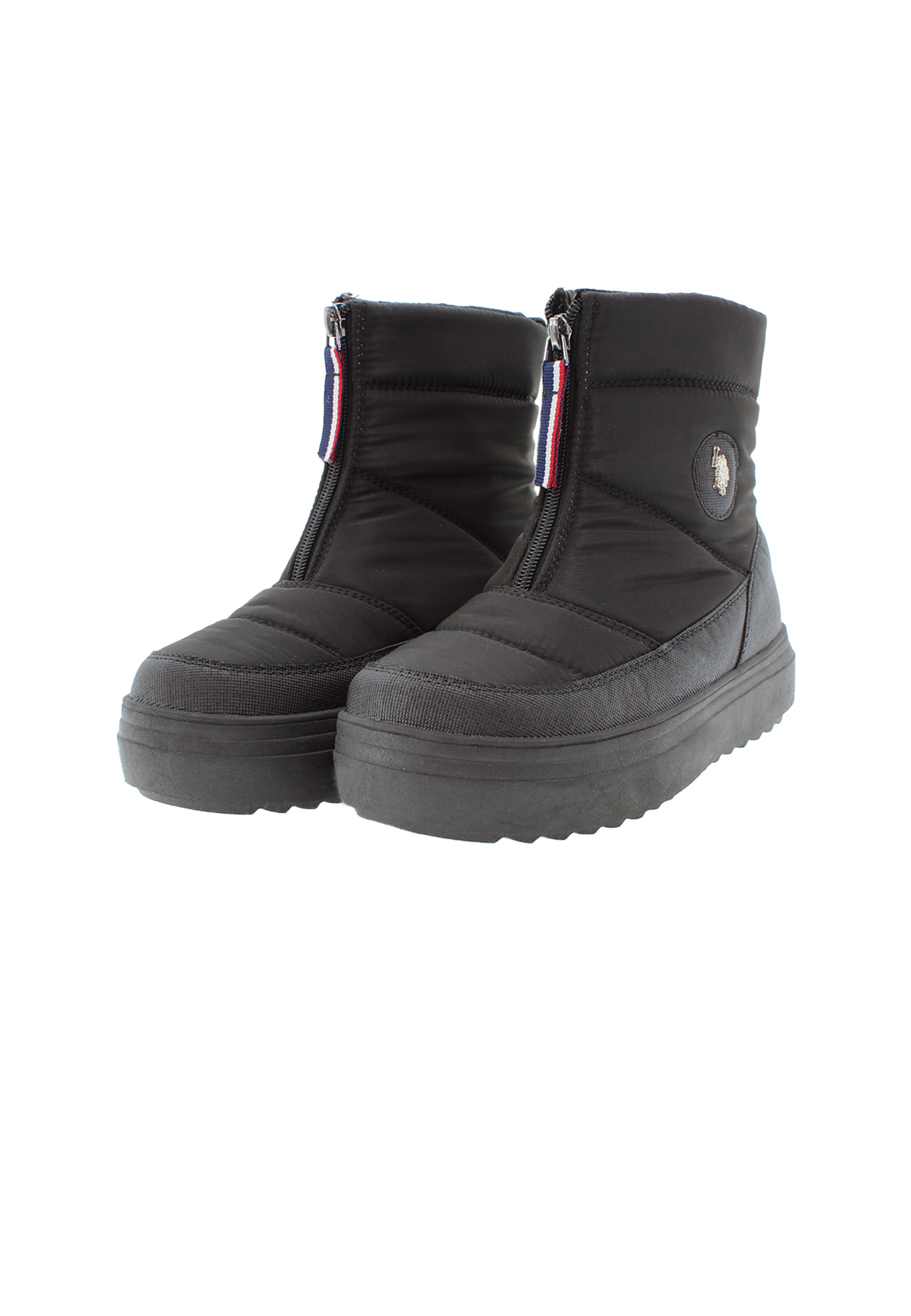 U.S. POLO ASSN. Boots in Schwarz