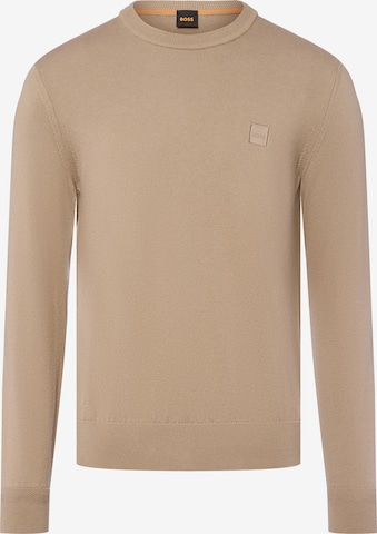 BOSS Pullover ' Kanovano ' in Beige: Vorderseite