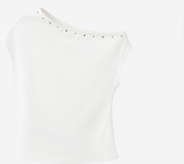 MANGO Shirt 'IRIA' in White: front