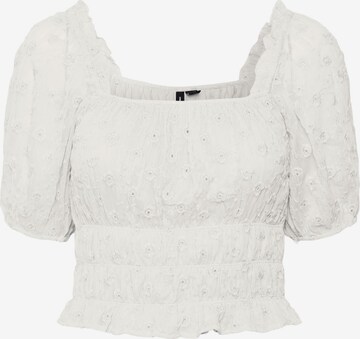 VERO MODA Shirt 'Clara' in Wit: voorkant