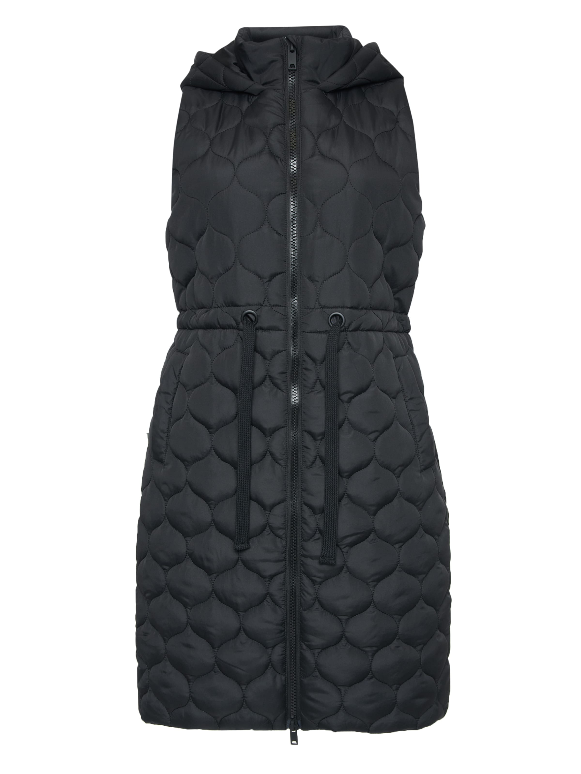 Threadbare Weste 'Crush' in Schwarz: Vorderseite